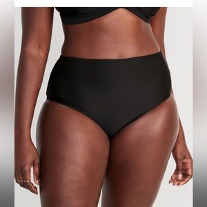 Old Navy high waist bikini bottom, black, large, excellent used condition